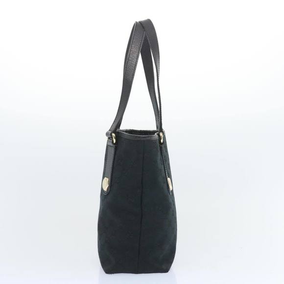 GUCCI GG Canvas Hand Bag Black 153361 Auth 66928 - Picture 3 of 16